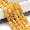 Natural Topaz Jade Beads Strands G-P497-01D-03B-2