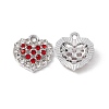 Alloy Rhinestone Pendants ALRI-K049-14B-2