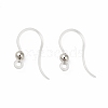 Transparent Resin Earring Hooks RESI-G050-01P-1