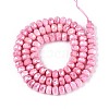 Anti-Tarnish Electroplate Glass Beads Strands GLAA-T025-6mm-11E-3