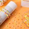 1000Pcs Frosted Opaque Acrylic Beads OACR-SP0001-32A-4
