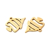 201 Stainless Steel Pendants STAS-K251-071G-2