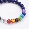 Natural Lapis Lazuli Stretch Bracelets BJEW-P180-A05-2