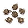 Tibetan Style Alloy Pendants A-PALLOY-WH0066-12AB-1