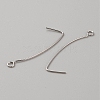 Brass Earring Hooks LS-KK-WH0044-141D-P-2