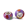 Resin European Beads RESI-WH0035-14D-2