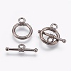 CCB Plastic Toggle Clasps CCB-J027-77B-1