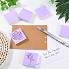 Square Rubber Scrapbooking Stamp DIY-WH20009-08A-4