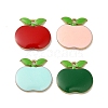 Teachers' Day Brass Enamel Charms KK-S368-01G-1