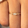 Alloy Rhinestone Plain Band Rings PW-WG1313D-06-2