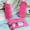 Beebeecraft 12Pcs Velvet Glasses Storage Drawstring Bag ABAG-BBC0001-16B-4