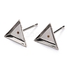 Non-Tarnish 304 Stainless Steel Stud Earring Settings STAS-J032-14-5