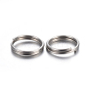 Tarnish Resistant 304 Stainless Steel Split Rings LS-STAS-P223-22P-03-2