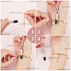 2Pcs Iron and PVC and Acrylic Alligator Memo Clips FIND-SC0011-26C-3