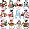 Christmas Theme Wood Pendants PW-WG49E0D-01-1