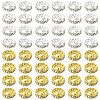 150Pcs 3 Styles Iron Rhinestone Spacer Beads RB-YW0001-13G-2