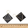 Brass with PU Leather Pendants FIND-Z048-08D-KCG-3