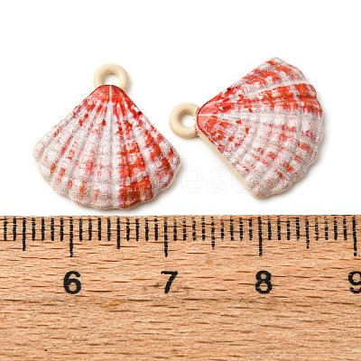 Baking Paint Alloy Pendants FIND-G097-01E-1