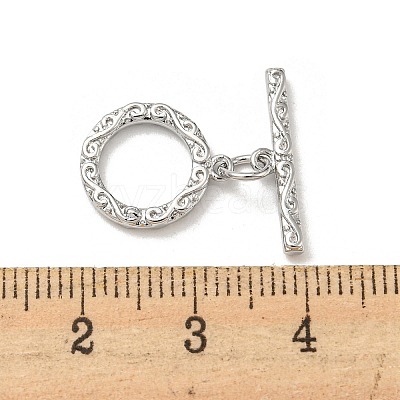Brass Toggle Clasps KK-Q809-32P-1