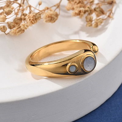 304 Stainless Steel Cuff Rings RJEW-Q011-04G-B-1