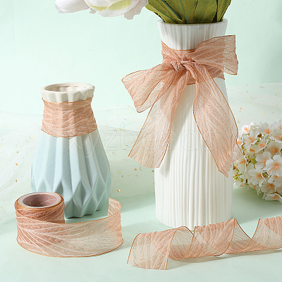 Polyester Pleated Ribbons SRIB-WH20020-005A-1