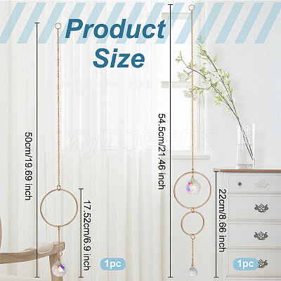 2Pcs Iron Plant Hanger HJEW-OC00169-1
