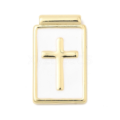 Brass Enamel Pendants KK-L262-28G-B02-1