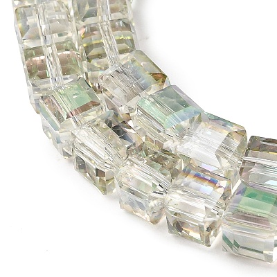 Electorplated Glass Beads EGLA-E006-1A-1