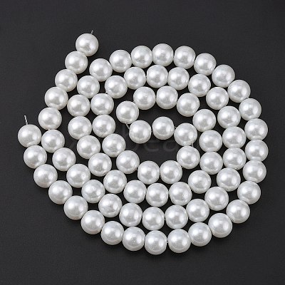 Glass Pearl Beads Strands HY-10D-B01-1-1