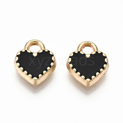 Alloy Enamel Charms ENAM-S126-015D-RS-1