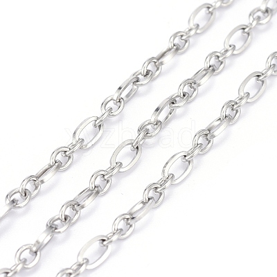 Tarnish Resistant 304 Stainless Steel Mother-Son Chains CHS-F011-07A-P-1