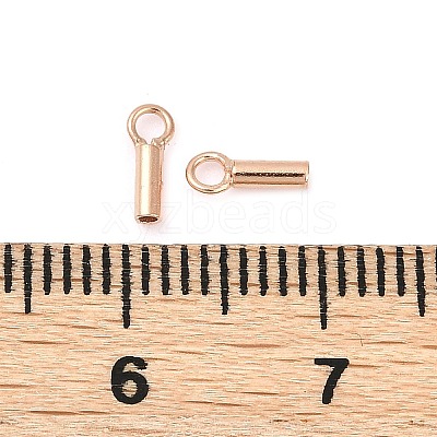 925 Sterling Silver Cord Ends STER-F036-21RG-1mm-1