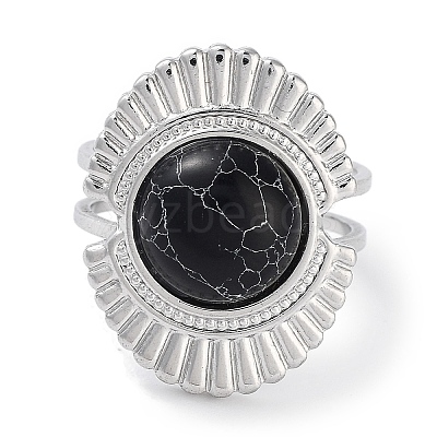 Ion Plating(IP) 304 Stainless Steel Ring RJEW-B059-07P-05-1