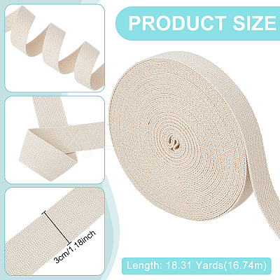 Cotton Herringbone Ribbon OCOR-BC0008-75B-1