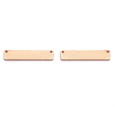 Brass Links Connectors KK-E785-37RG-1