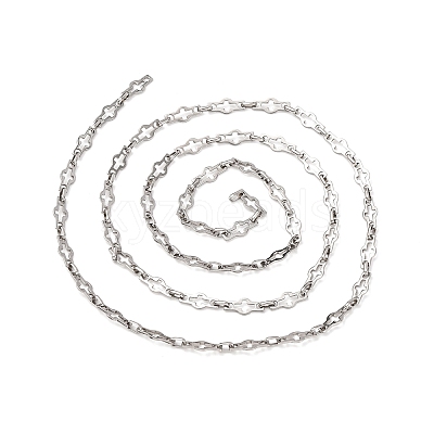 304 Stainless Steel Hollow Cross Link Chains CHS-S012-14P-1