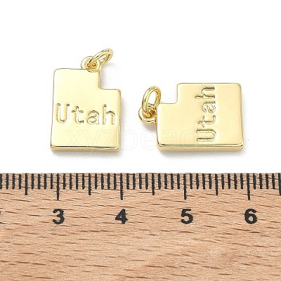 Brass Pendants KK-D229-22C-G-1