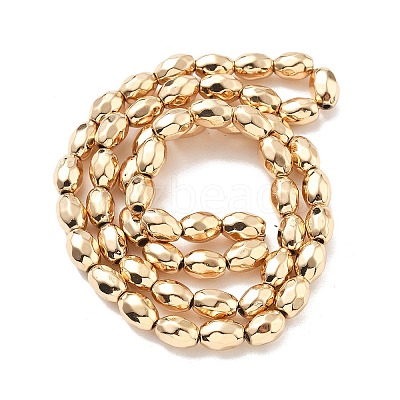 Synthetic Magnetic Hematite Beads Strands G-P518-07KCG-1