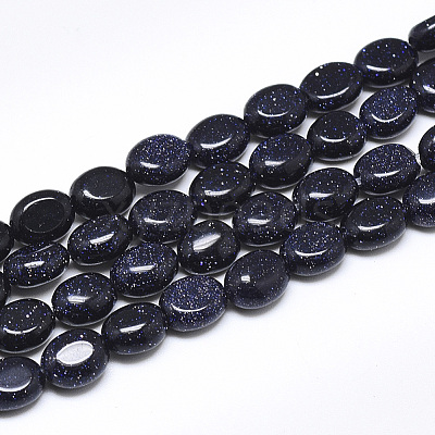 Synthetic Goldstone Beads Strands G-S357-B19-1