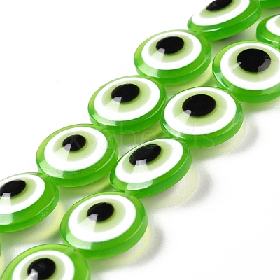 Resin Imitation Lampwork Beads Strands RESI-F032-01A-1