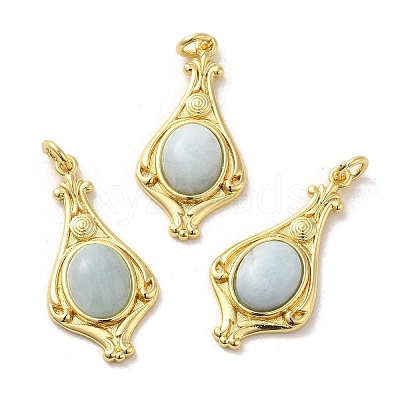 Natural Mixed Stone Pendants G-C096-03G-1