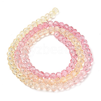 Transparent Painted Glass Beads Strands DGLA-A034-T3mm-A09-1
