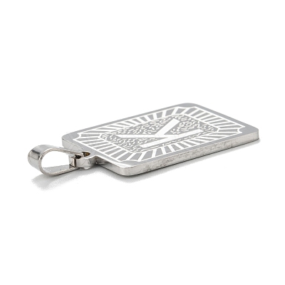 Non-Tarnish 304 Stainless Steel Pendants STAS-K216-48K-P-1