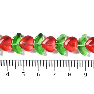 Transparent Glass Beads Strands GLAA-B021-04C-1