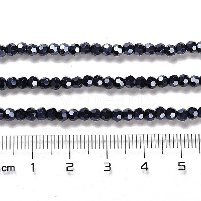 Electroplate Opaque Glass Beads Strands EGLA-A035-P3mm-A18-1