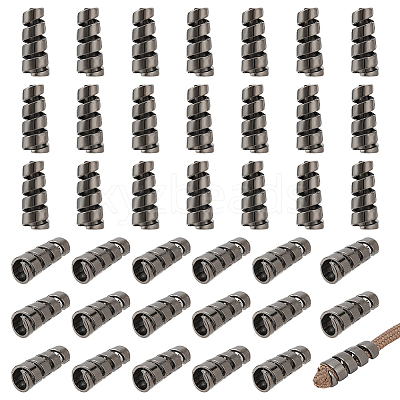 60Pcs Zinc Alloy Cord End FIND-NB0005-77-1