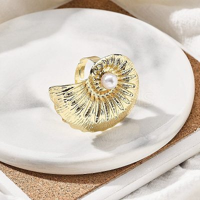 Conch Alloy Adjustable Rings for Women LS-RJEW-B108-03KCG-1