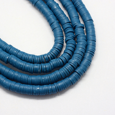 Handmade Polymer Clay Beads X-CLAY-R067-8.0mm-44-1