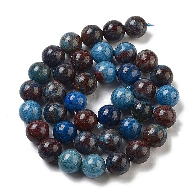 Natural Blue Opal Beads Strands G-H045-A02-8MM-02-1