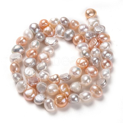 Natural Cultured Freshwater Pearl Beads Strands PEAR-L033-45D-1